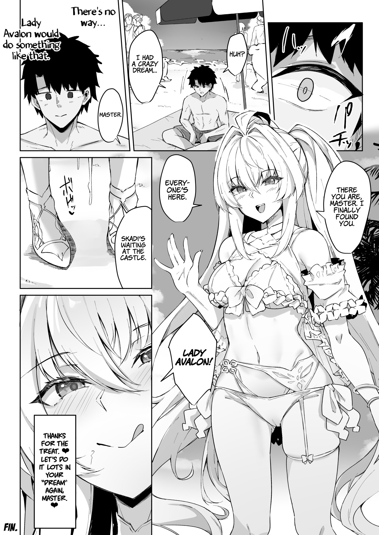 Hentai Manga Comic-Manatsu no Chaldea Summer Vacation Lady ♥ Avalon Edition-Read-31